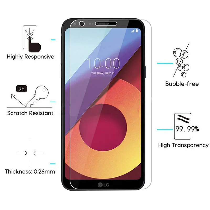 Для Lg Q6 стекло для X Power 2 Ray X190 Spirit H422 Style K200ds Xcam Xscreen Zero Закаленное Защитная пленка