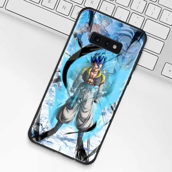 002 Чехол из закаленного стекла Dragon Ball для samsung Galaxy S10 S10e S9 S8 S10 Plus Note 9 A50 A30 - Цвет: 002