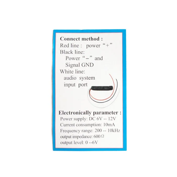 2 шт. Высокочувствительный мини микрофон для камеры видеонаблюдения|system cctv|system