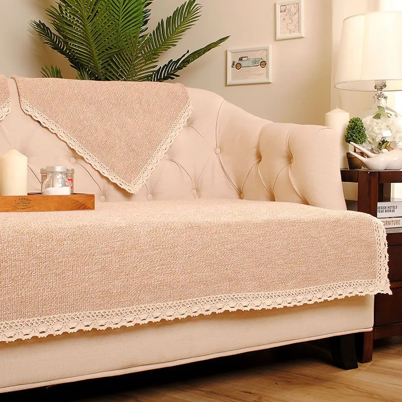 Новинка 2017 современный однотонный чехол для дивана трикотажное полотенце ручной