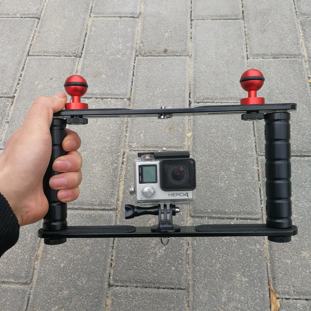 Ручной подводный дайвинг погружение крепление лоток для sony Gopro SJCAM Экшн камеры и мини Camcoder