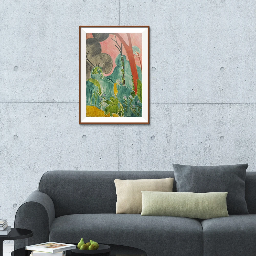 Picasso марокканский сад Periwinkles пейзаж абстрактная картина маслом для домашнего
