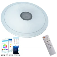 led ceiling lights rgb dimmable 36w app remote control bluetooth music light bedroom lamps smart ceiling lamp ac86v 265v