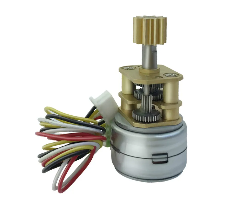 YIMAKER GM15BYS микро шаговый двигатель 2 фазы 4 провода DC5-12V высокий крутящий момент высокая точность Шаг Мотор-редуктор автоматическая Настройка двигателя
