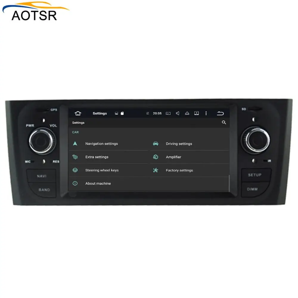 Ips Android 9 0 Автомобильный мультимедийный dvd плеер головное устройство для FIAT old Punto