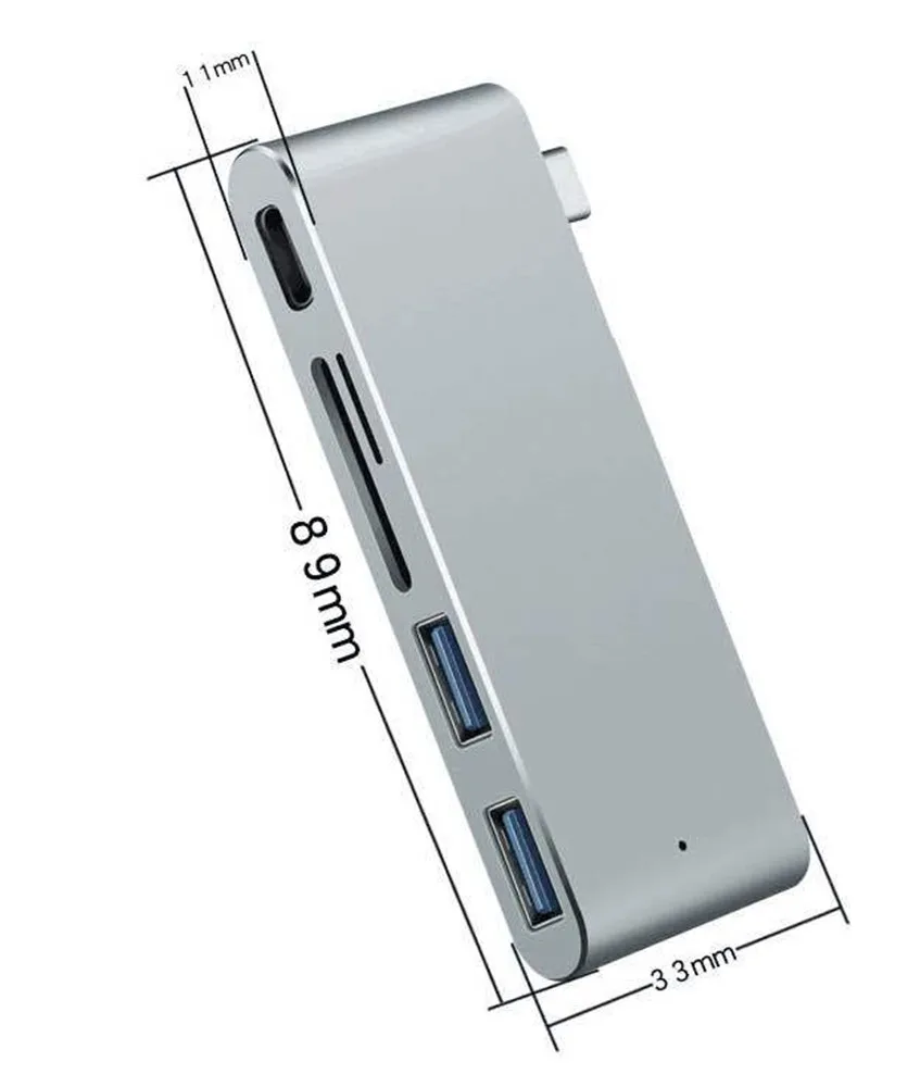 Тип C для SD/TF Card Reader/Splitter Расширение USB HUB читатель|Адаптеры Type-C| |
