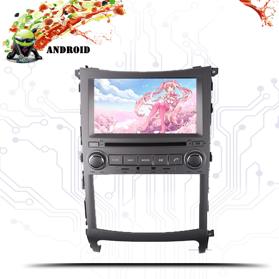 1024*600 HD IPS в тире Android 10 04 ГБ + 64 Гб PX5 автомобильный dvd видео для ix55 Veracruz с 3/4G LTE gps