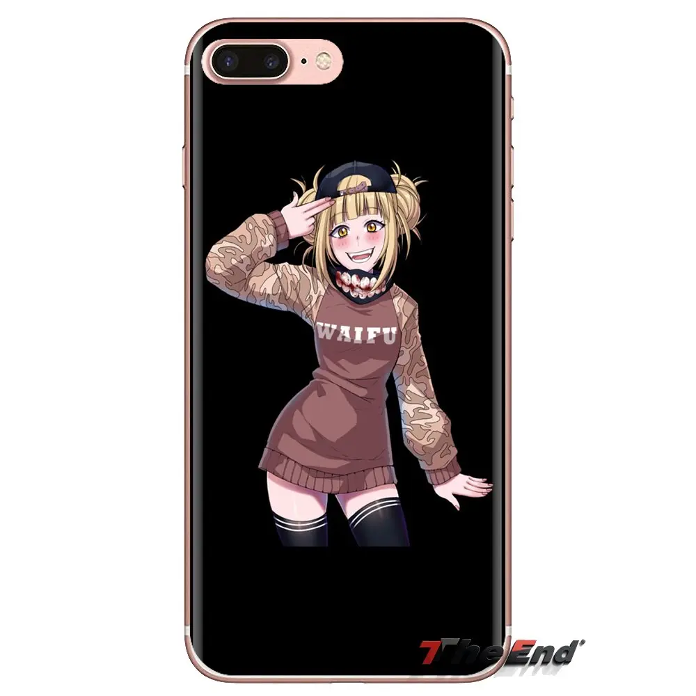 DNZ Anime senpai Waifu Soft Transparent Shell Covers For iPod Touch Apple iPhone 4 4S 5 5S SE 5C 6 6S 7 8 X XR XS Plus MAX |