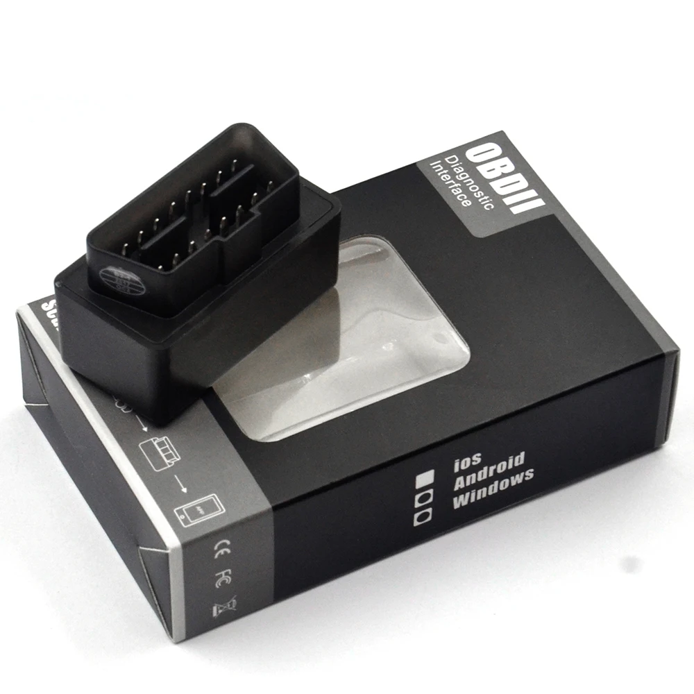 Диагностический мини сканер ELM327 Bluetooth v1.5 OBDII 12 языков|Диагностические сканеры для