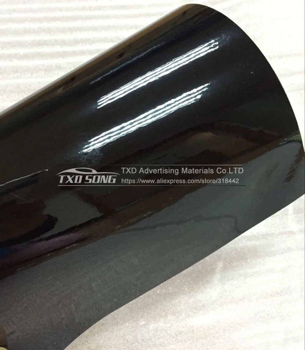 Высококачественная 3 слойная защитная пленка черная яркая глянцевая Виниловая