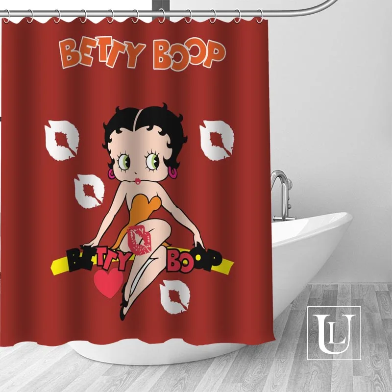 Betty Boop занавеска для душа s Пользовательские занавес для ванной комнаты водонепроницаемая ткань для ванной полиэстер занавеска для душа 1 шт. на заказ - Цвет: 11
