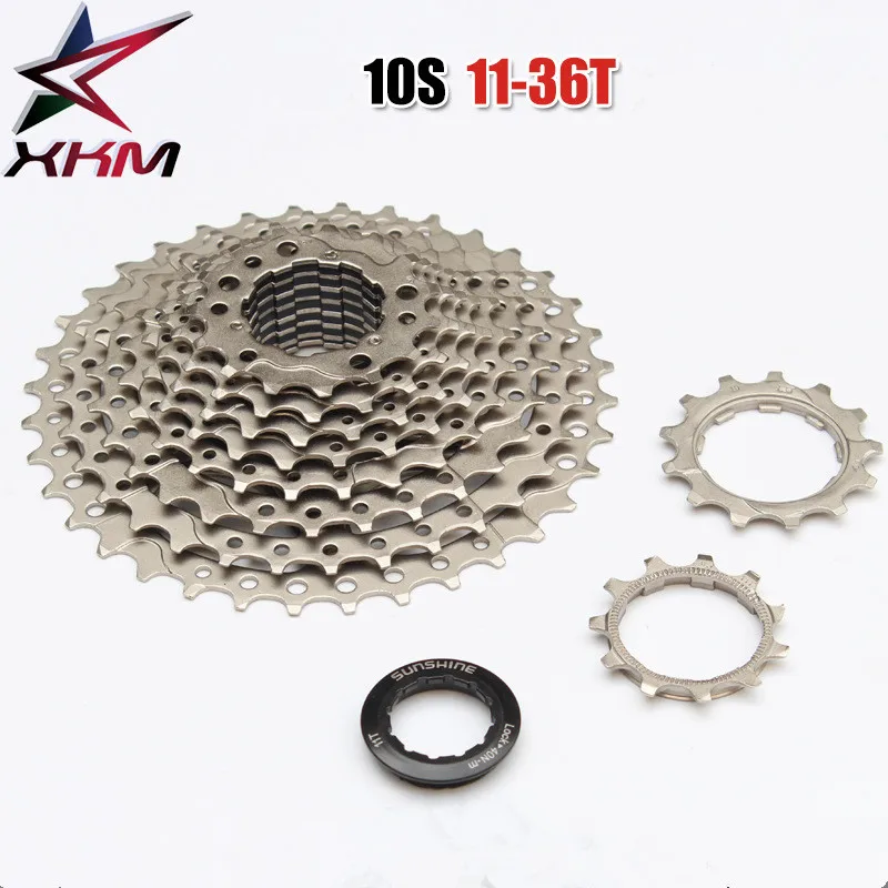 SUNSHINE механизм трещотки для велосипеда 11 36T 10 скоростей MTB кассета Сталь