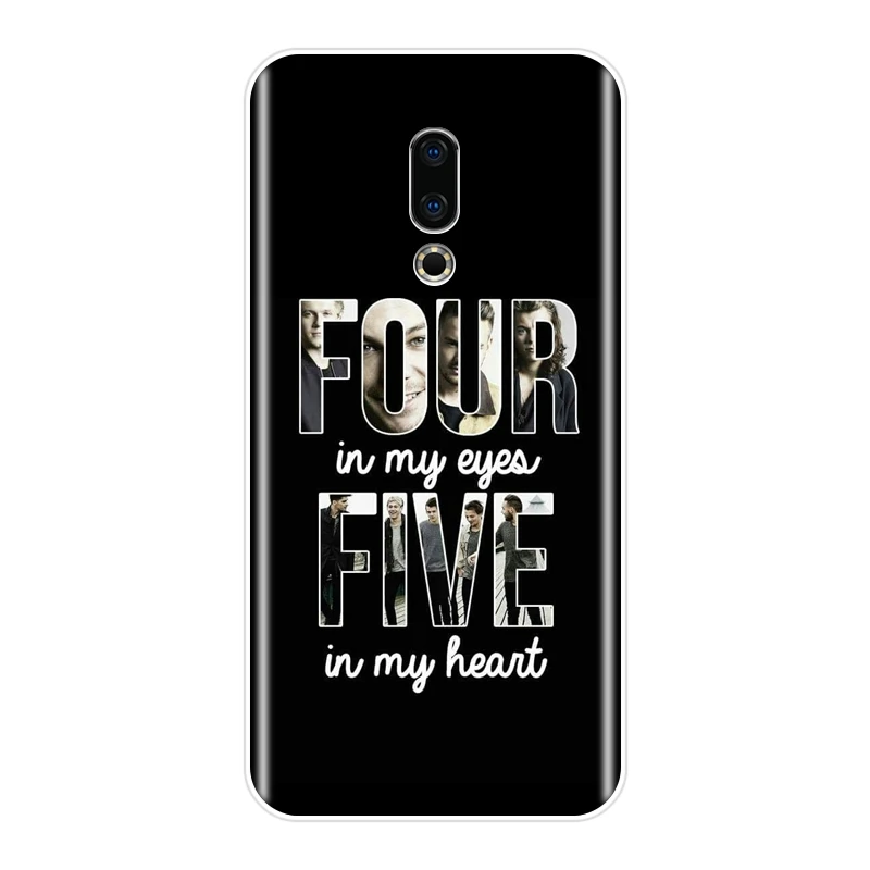Крутая задняя крышка для Meizu Pro 6 7 Plus U10 U20 One Direction мягкий силиконовый чехол