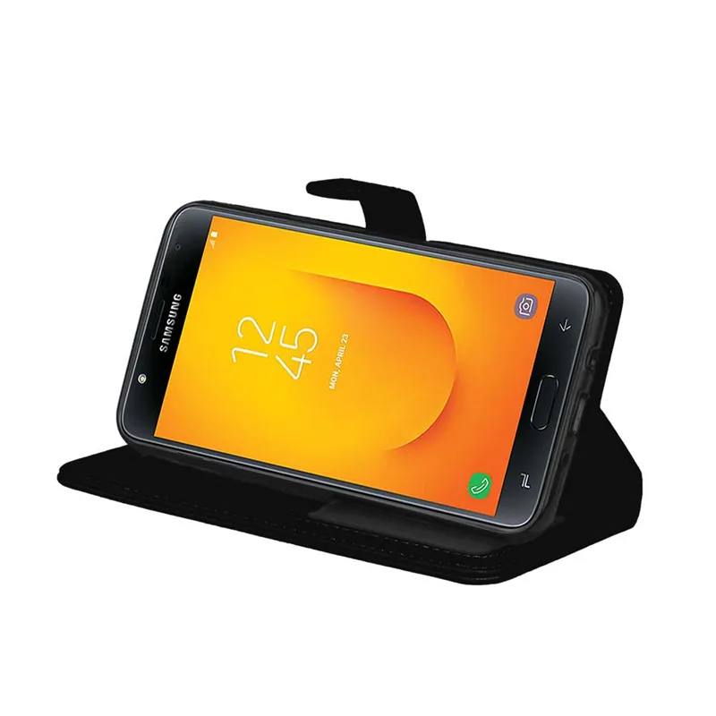 Чехол-книжка из искусственной кожи для Samsung Galaxy J7 Duo чехол телефона 2018 J7Duo J720 J720F |