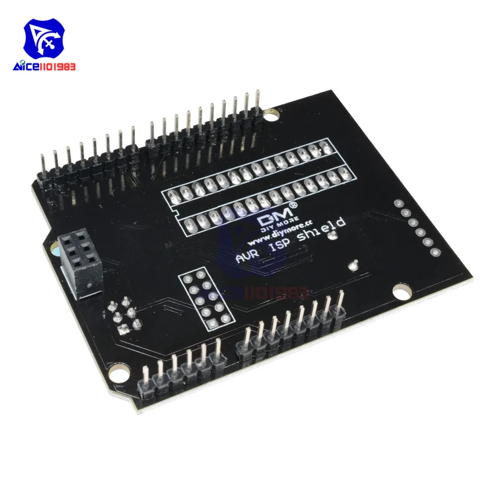 Программируемый Модуль платы расширения diymore AVR ISP для Arduino R3 Mega2560 Atmega328P Nano Pro