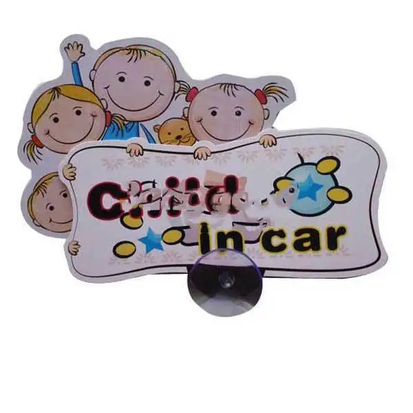 BattLake Cute Baby Swing Car Stickers DIY Lovely Metal Rod with Suction Cup |