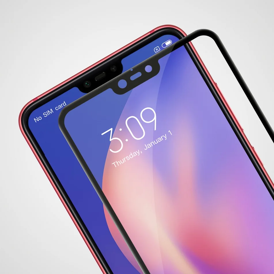Для xiaomi mi 8 lite Защитное стекло для экрана полное покрытие Nillkin 9H 0 33 мм Тонкий mi8