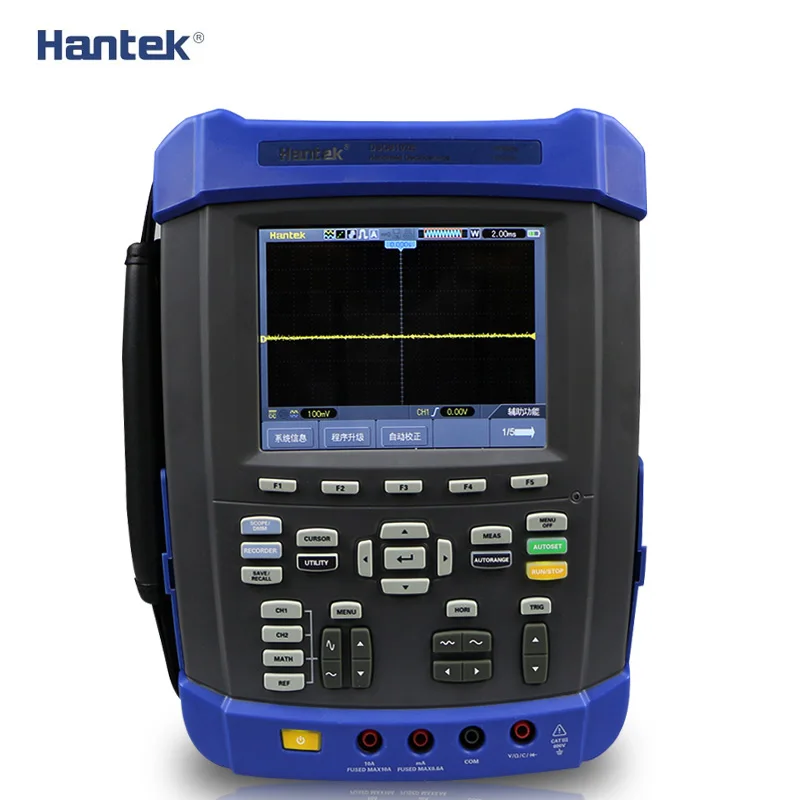 Hantek dso8102e Ручной осциллограф 2 Каналы 100 мГц пропускной способности цифровой