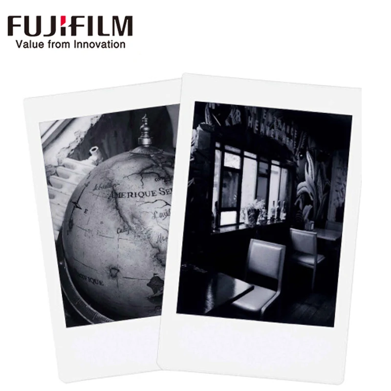 10 Простыни Детские Fuji Плёнки Fuji Instax Mini черный и белый монохромный Плёнки для Фотоаппарат моментальной печати мини 8 70 7 s 25 50 90 SP1 photo paper
