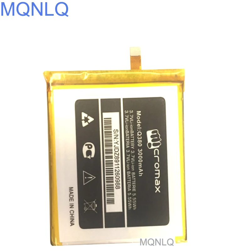 Для Micromax Q380 A107 аккумулятор 2000 мАч Новые запасные батареи MQNLQ|Аккумуляторы для