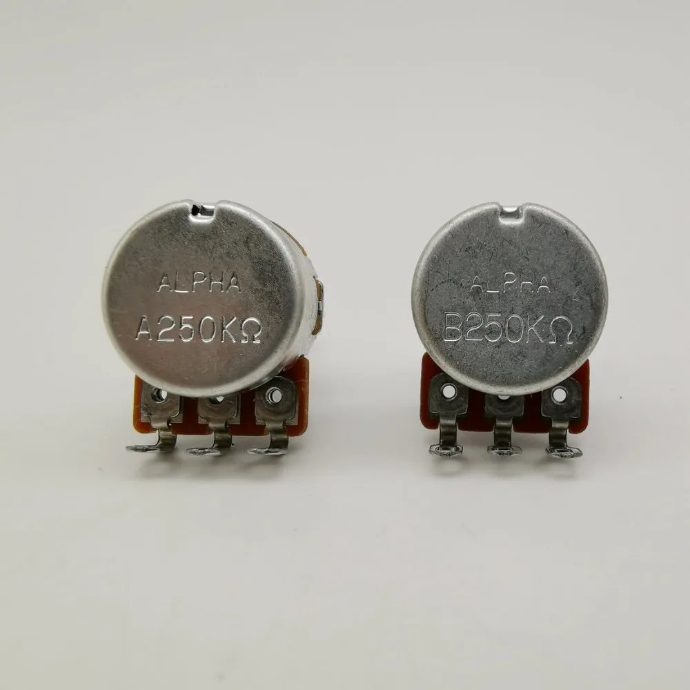 Потенциометр Alpha громкость гитары A250K / B250K потенциометр подходит для одиночной