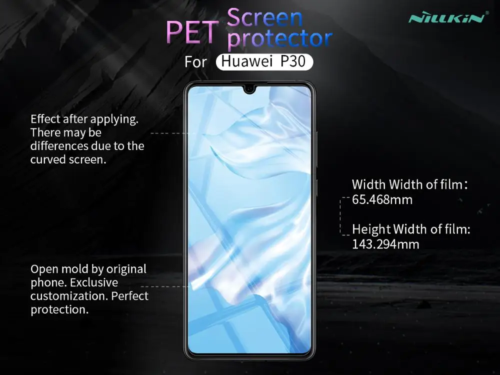 2 pcs/lot NILLKIN Screen Protector for Huawei P30 Super clear HD glossy protective film For Huawei P30
