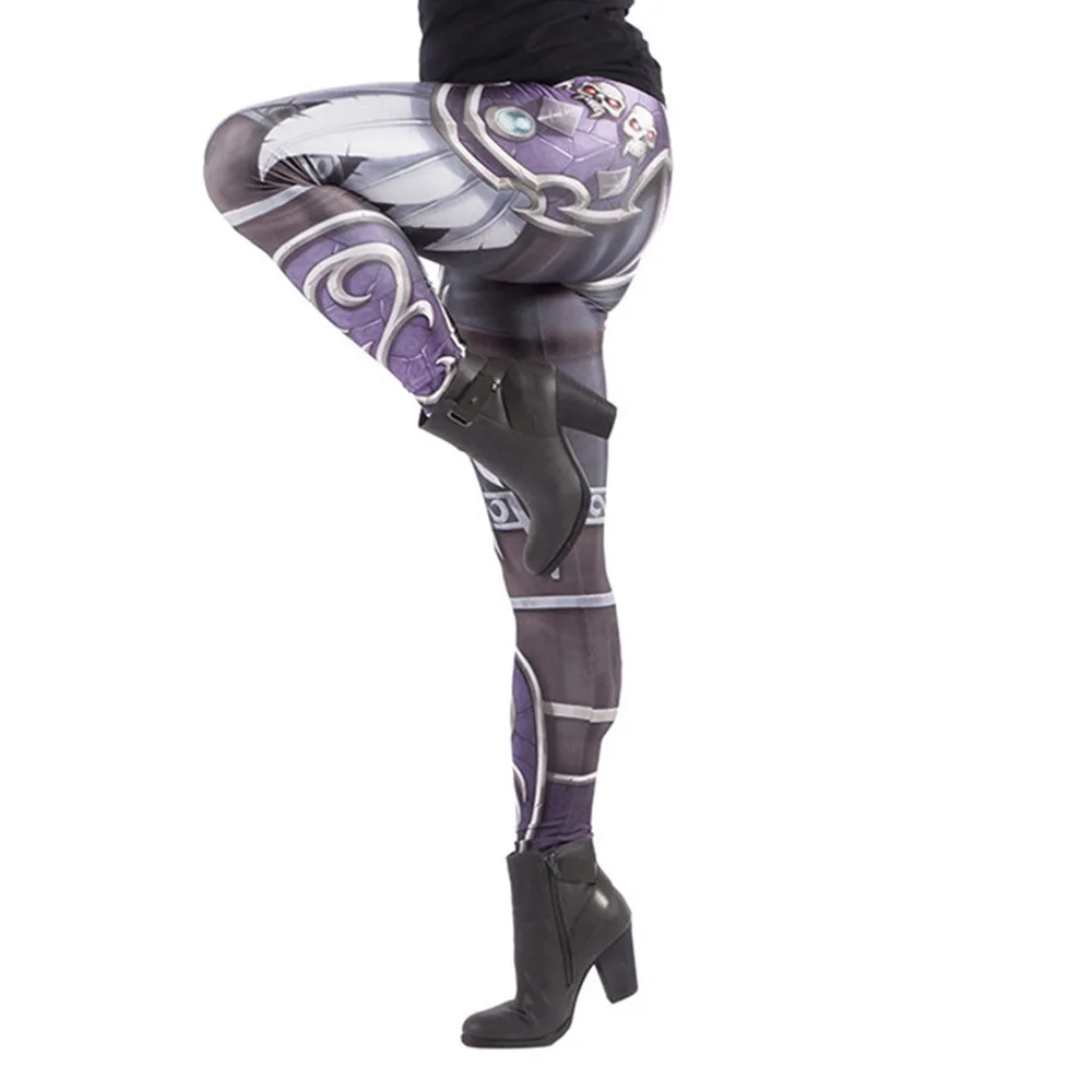 WOW игры Sylvanas Windrunner 3D принт Фитнес Леггинсы для женщин Высокая талия эластичные повседневные Леггинсы Mujer