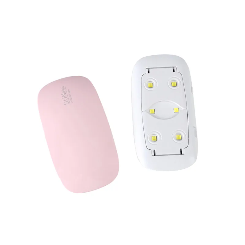 УФ лампа SUN Мини для маникюра 6 Вт портативный белый мини светильник светодиодная