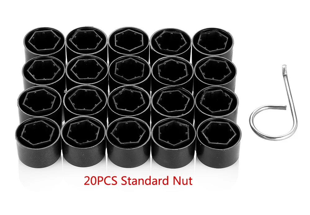 20 шт. болт колеса автомобиля крышка стандартная или Противоугонная для POLO Tiguan Passat