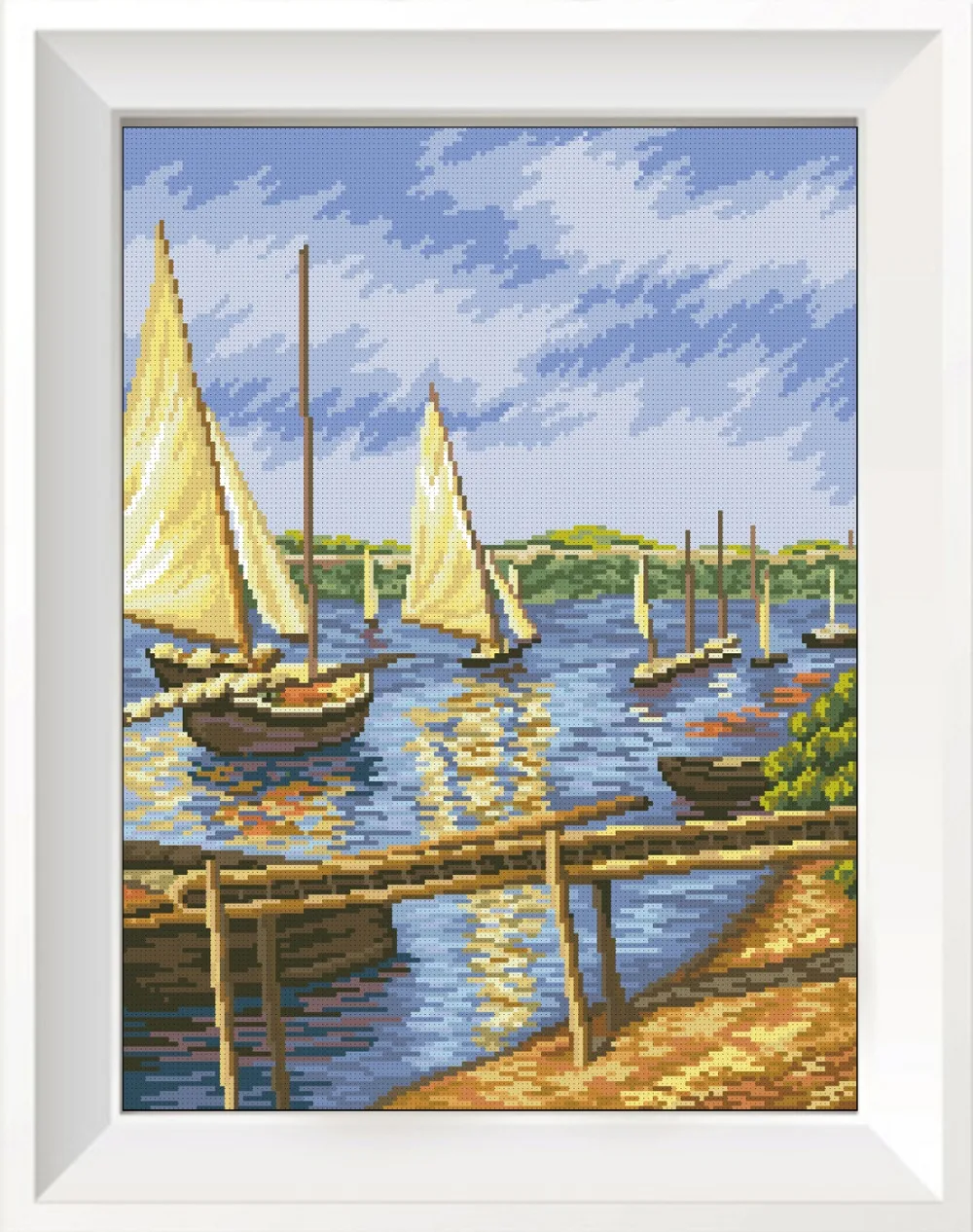 

Needlework,DIY Cross Stitch,Sets For Embroidery kits,11CT&14CT,Harbor