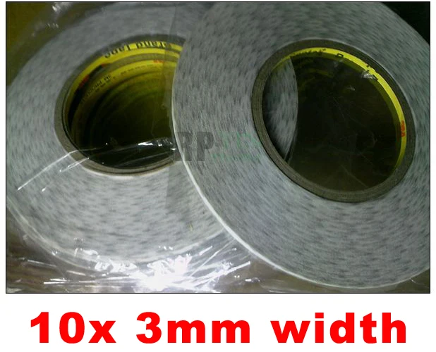 Высокопроизводительная Двухсторонняя клейкая лента 10x3 мм * 50 м с покрытием из