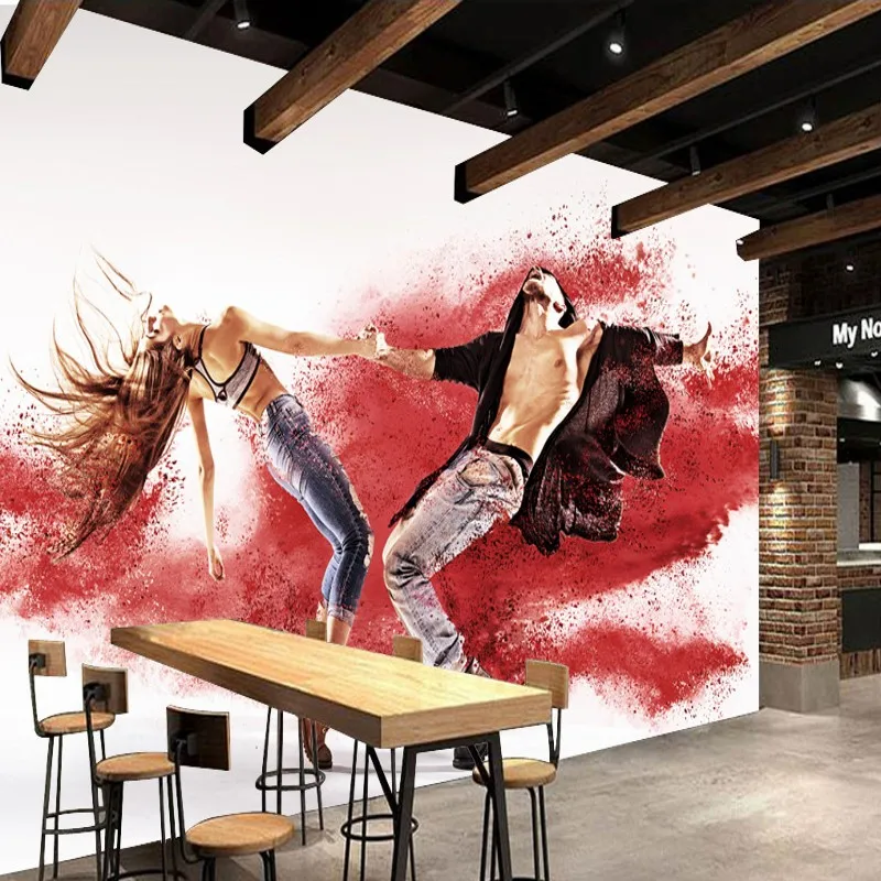 Пользовательские 3d росписи современный дизайн Европа молодежи всплеск фон