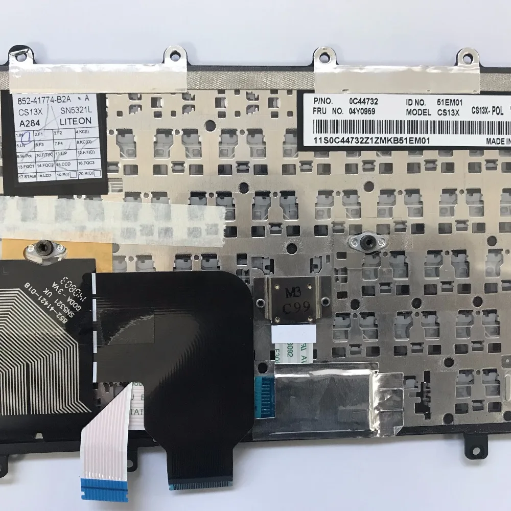 Новый подлинный польский Klawiatura для IBM Lenovo Thinkpad X230S X240 X250 X260 CS13X 04Y0959 SN5321L 0C44732 |
