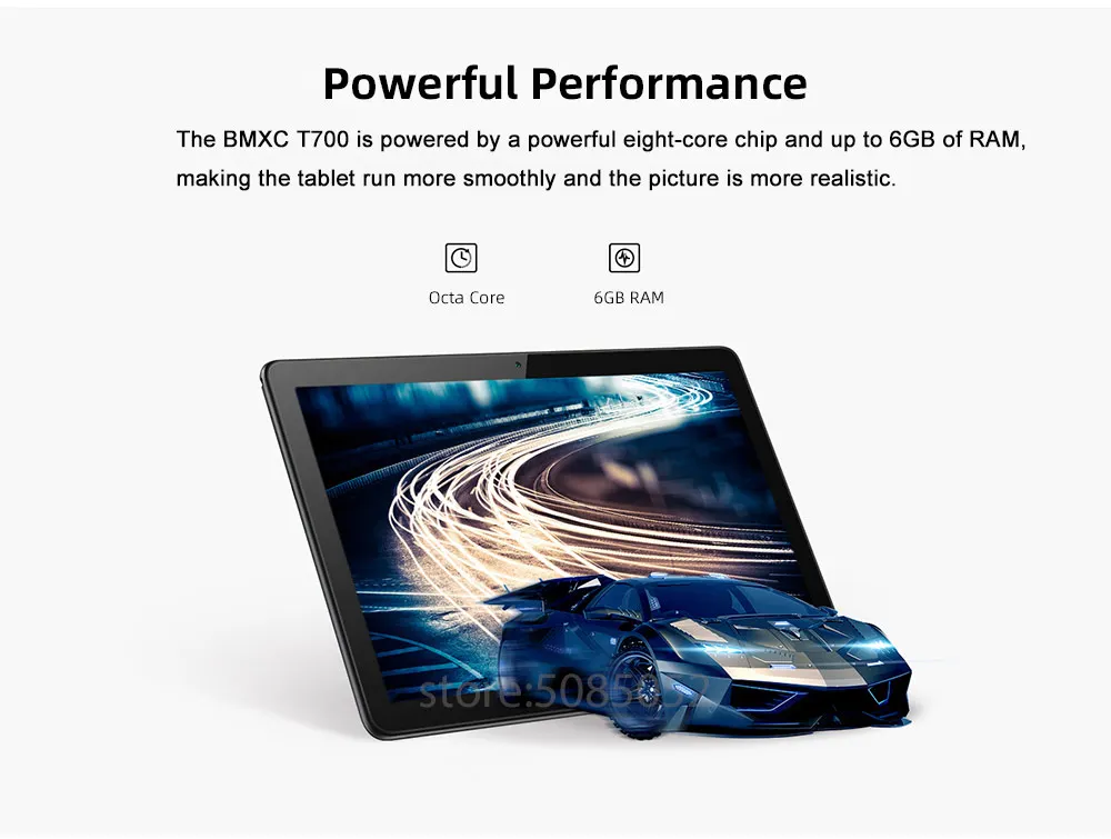 Горячая 10,1 дюймовый планшетный ПК Android 8,0 Octa 8 Core 3g 4G FDD LTE phablet 6 ГБ+ 64 ГБ 1280*800 ips закаленное экран FM планшеты с модулем Wi-Fi 7 10