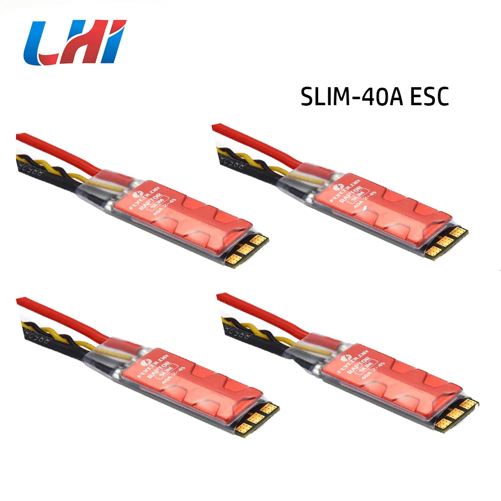RC 4 шт. 40A бесщеточный ESC Raptor тонкий BLHeli S32 2 S Dshot электрические Скорость контроллер
