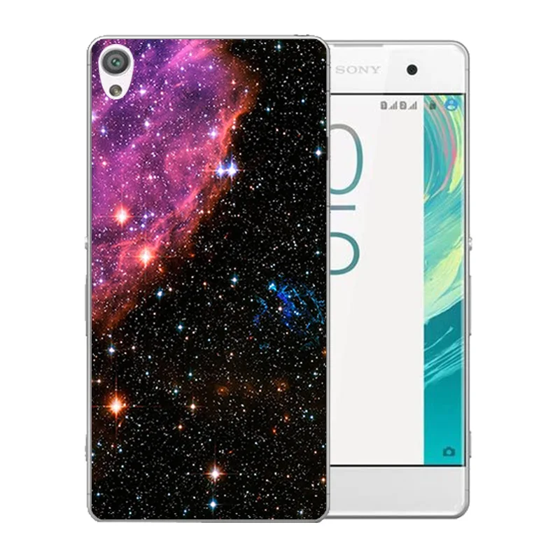 Мягкий Силиконовый ТПУ 5 0 дюйма для Sony Xperia XA F3111 чехол с ледяным узором прозрачная