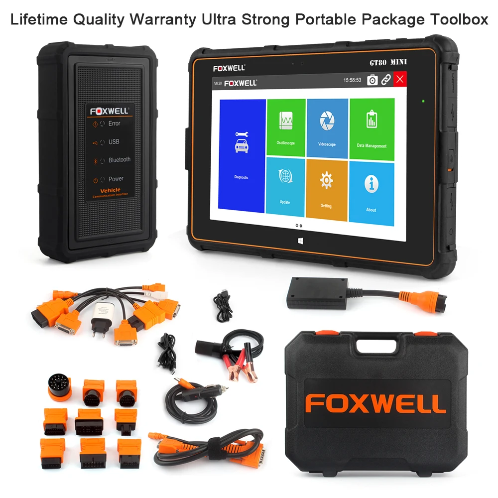 Foxwell GT80 мини Полный Системы Профессиональный OBD2 автоматический диагностический