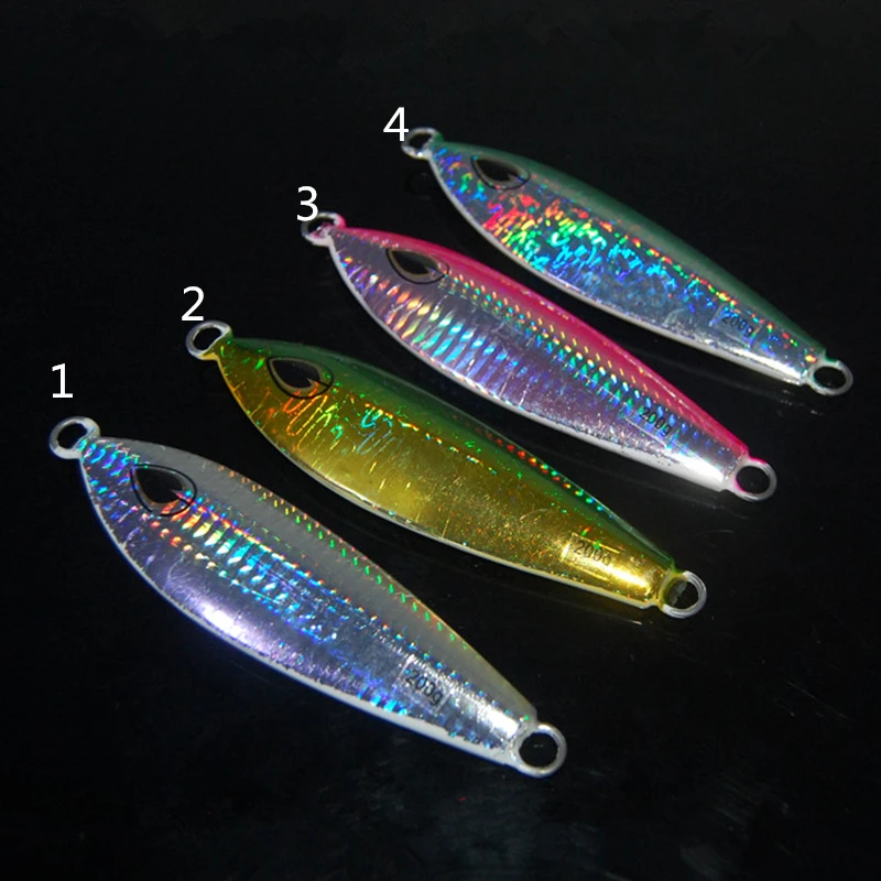 

Heavy Laser Jig Lure 200g 12cm Metal Fishing Lure Big Game Slow Jig