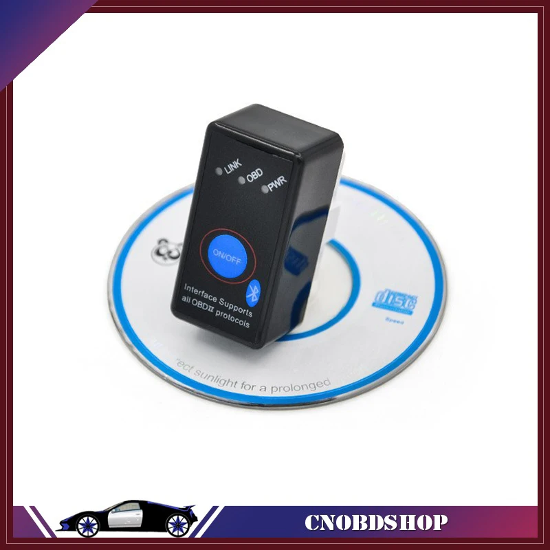 ELM327 Bluetooth V2.1 с выключателем питания ODB2 ODBII OBD II ELM 327 Тестер Автомобильный