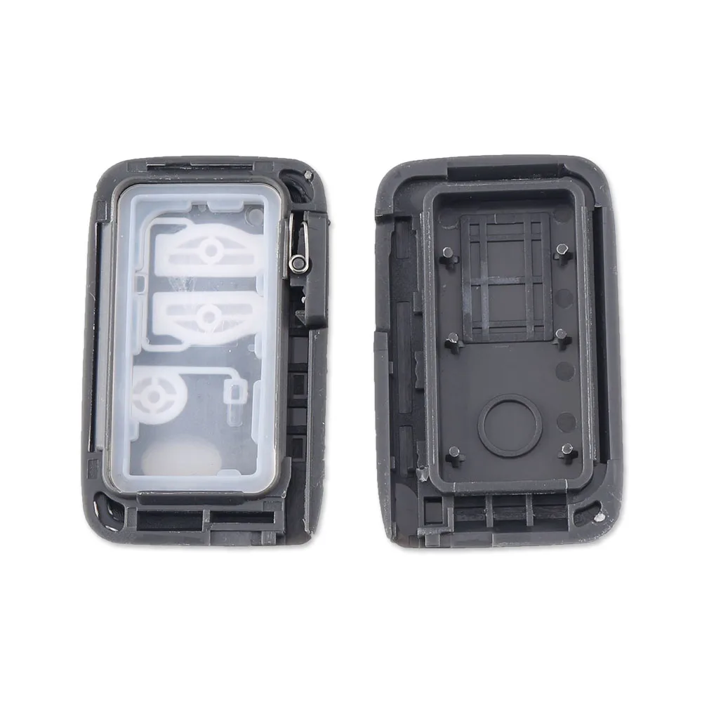KEYYOU 3 кнопки дистанционного ключа автомобиля чехол для Toyota Camry Highlander VIOS Yaris Prado Crown