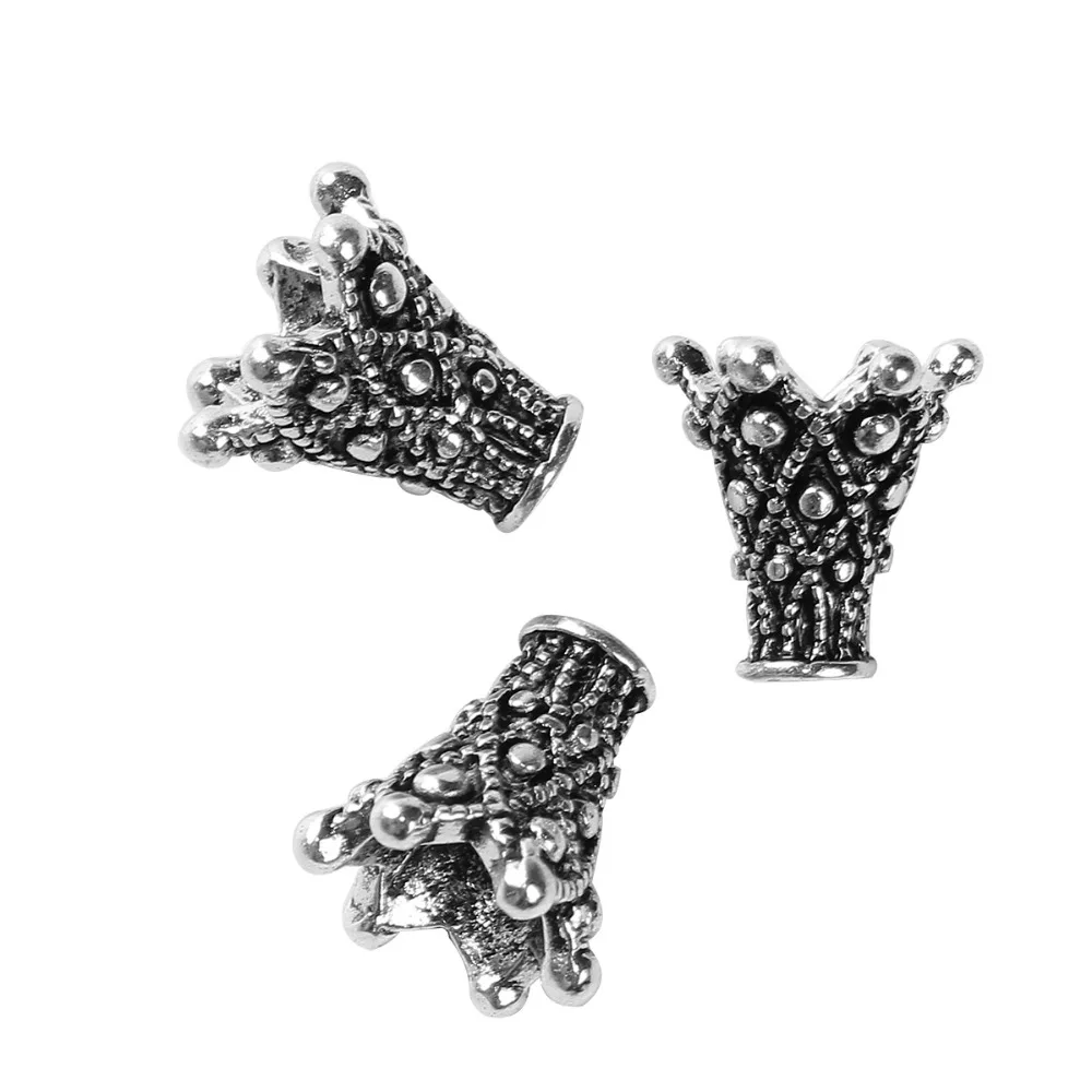DoreenBeads цинковый сплав на основе античное серебро Сделай своими руками бусины крышки цветок(подходят Бусины Размер: 10 мм Диаметр.) 13 мм(4/") x 13 мм(4/8"), 10 шт