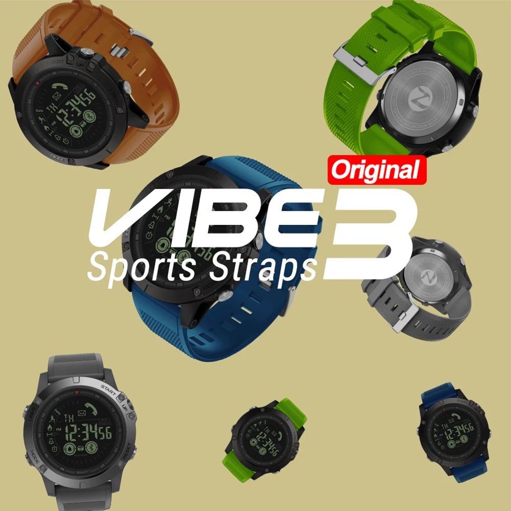 Замена ТПУ Смарт часы ремешок браслет для Zeblaze VIBE 3/VIBE 3 HR/VIBE ЭКГ | Электроника