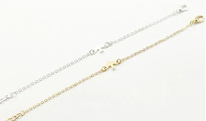 sl 037 2018 hot fashion simple minimalist pigeon bracelet cute little swallow bird couple best gift factory | Украшения и
