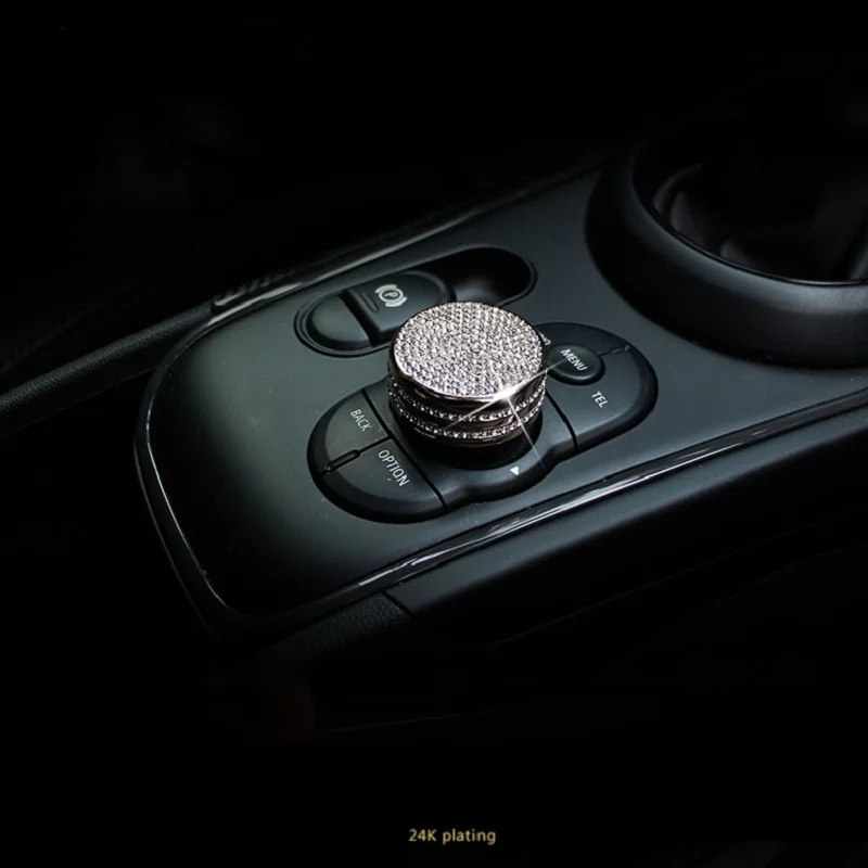 Bling Автомобильная центральная консоль с кристаллами для Mini Cooper Countryman F54 F55 F56 F60