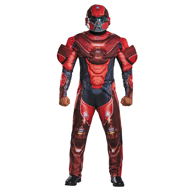 Костюм для взрослых Red Spartan Athlon вечерние костюмы косплея на Хэллоуин костюм