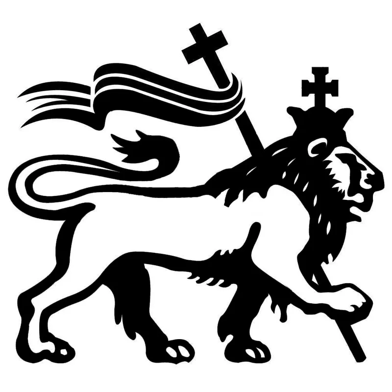 Классические наклейки для стайлинга автомобиля Rasta Lion of juah виниловые кузова