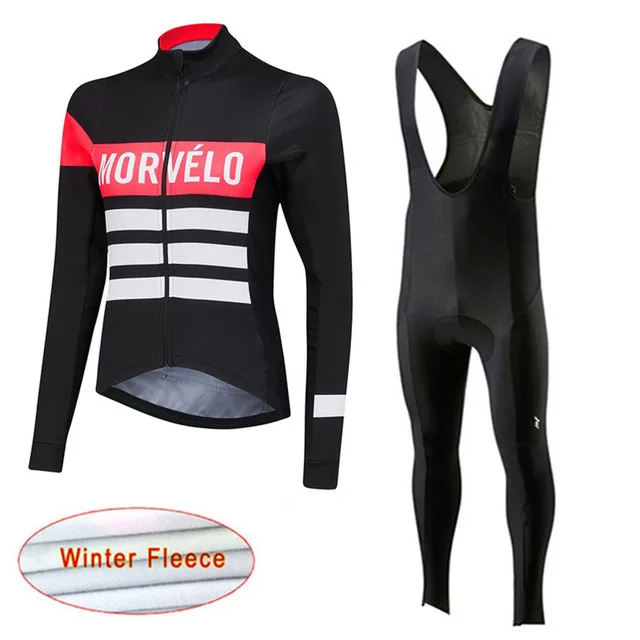 5 Pro Team Morvelo велосипедная одежда зимняя теплая флисовая женская велосипедная одежда из Джерси для горного велоспорта maillot Ropa Ciclismo велосипедная одежда mujer - Цвет: 5