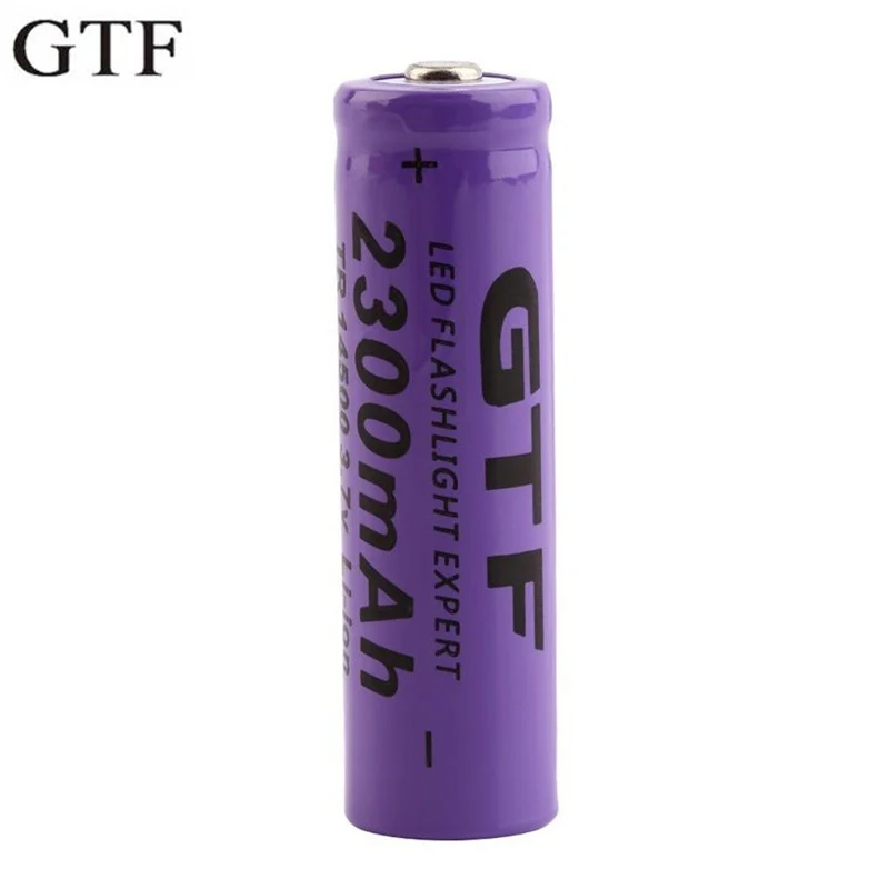 GTF 14500 3,7 V 2300mAh литий-ионный аккумулятор для фонарика, фонарь, электронный продукт, 14500 литиевые аккумуляторные батареи, Прямая поставка