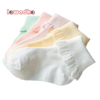 lawadka 10 pieceslot5pairs cotton kids socks fashion sport short socks baby girls socks