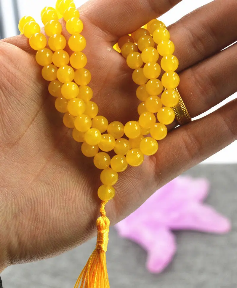 Бесплатная доставка ювелирные изделия 6 мм камень буддийский бразильский топаз